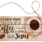 Coffee Art Wooden Hanging Sign