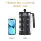 RAINBEAN  French Press Coffee Maker Heat Resistant Borosilicate Glass