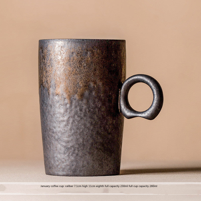 Rustic Glazed Artisan Coffee Mug