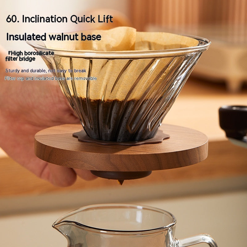 Pour-over Coffee Suit Gift Box Household American Coffee Maker Coffee Pot With Scale Combination