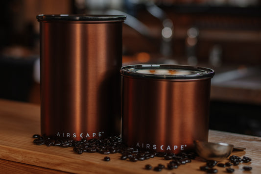 AIRSCAPE Coffee Canister - Classic Stainless Steel