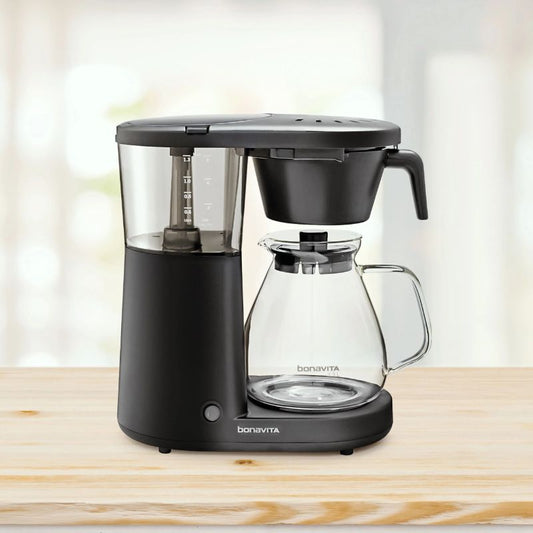 Bonavita - Metropolitan 8 Cup One-Touch Coffee Maker with Class Carafe and Warming Plate