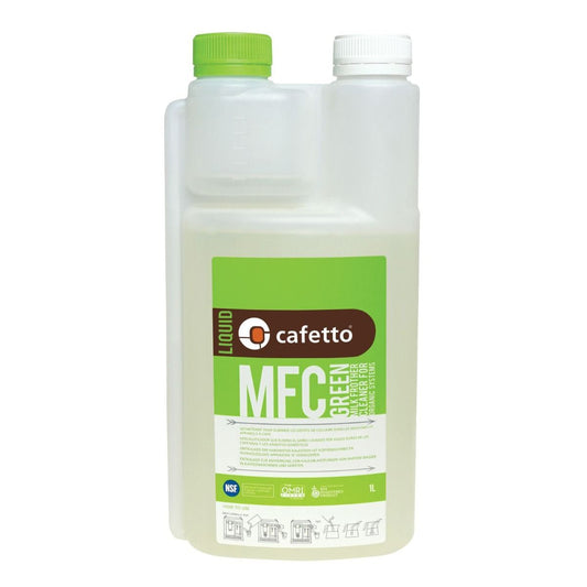 Cafetto - MFC Green Milk Frother Liquid Cleaner - 1 Carton - 6 X 1L