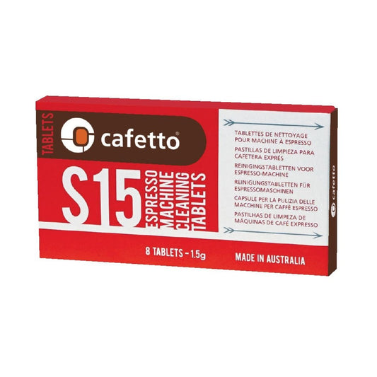 Cafetto - S15 Espresso Machine Cleaning Tablets 1.5g - 1 Carton - 40 X 8 Tablet Pack