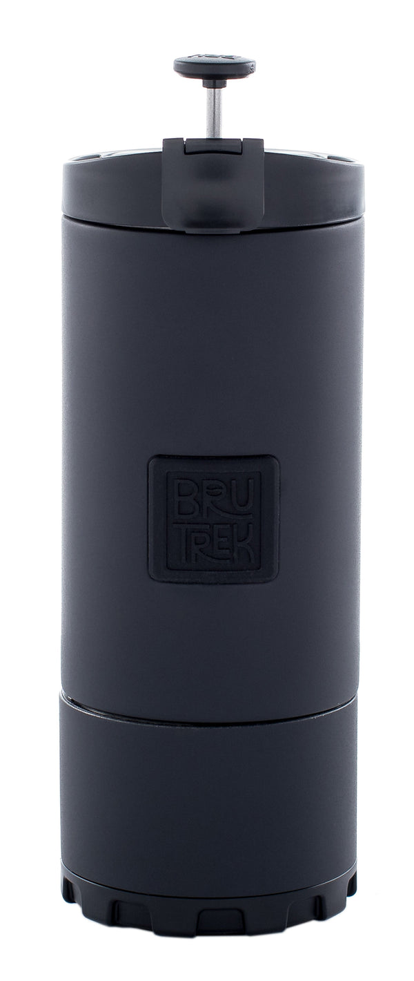 BruTrek OVRLNDR Travel Coffee French Press - Obsidian (black texture) 24fl.oz.