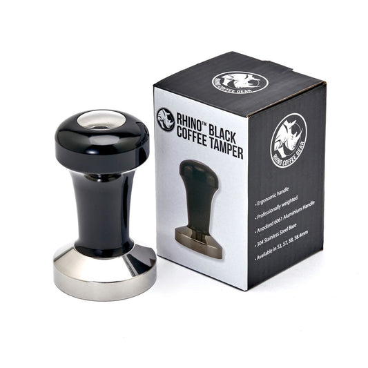 RHINO® Coffee Gear Professional Tamper - Black - 53mm