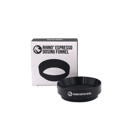 Rhino Coffee Gear - Dosing Funnel - Black Ring - Suits 57mm - 58.4mm Portafilters