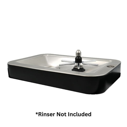 RHINO Coffee Gear Pitcher Rinser Riser Suits 300mm Sink - Black