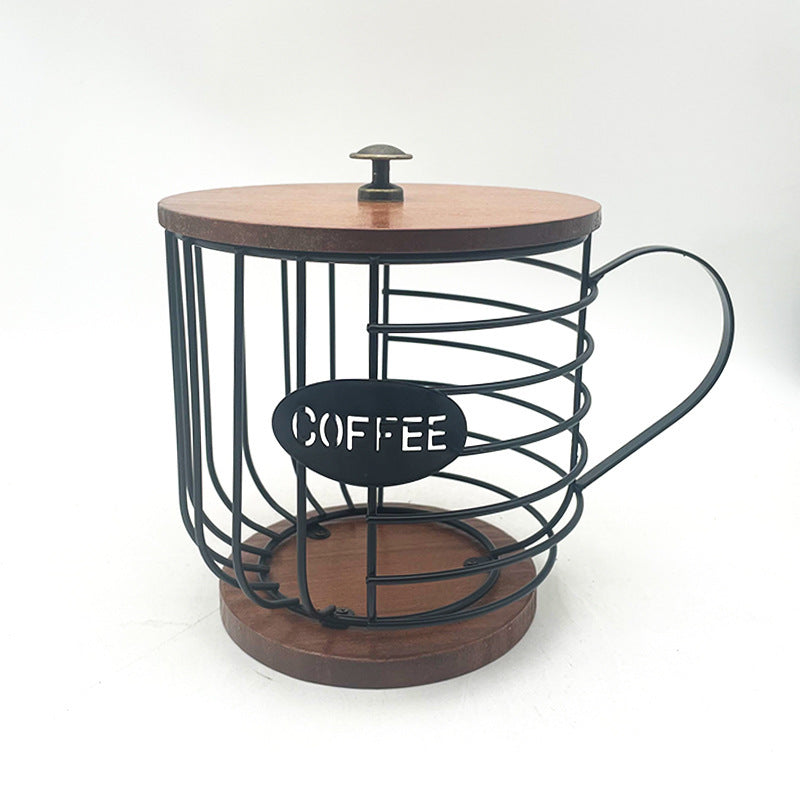 Iron Coffee Storage Rack Capsule Holder Convenient Coffee Mate